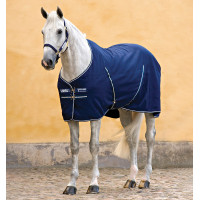 Cobertura de box Horseware Rambo forrada com microfibra 0g Marinho / marinho / branco