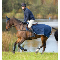 Cobre-rins Horseware Rambo polar impermeável Marinho / bege / azul