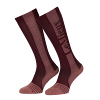 Meias de silicone LeMieux Performance Merlot Vermelho Meias de silicone LeMieux Performance Merlot Vermelho