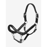 Cabresto de escovação LeMieux em couro Preto