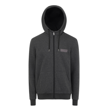 Casaco de moletom com capuz e zíper masculino LeMieux em lã polar Casaco de moletom com capuz e zíper masculino LeMieux em lã polar
