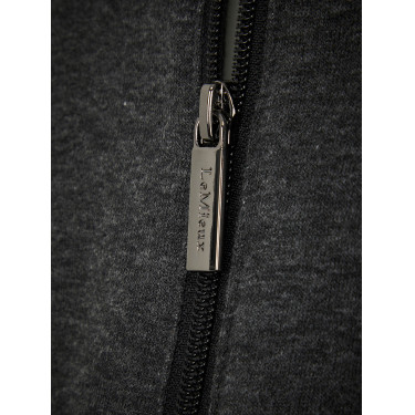 Casaco de moletom com capuz e zíper masculino LeMieux em lã polar Casaco de moletom com capuz e zíper masculino LeMieux em lã polar