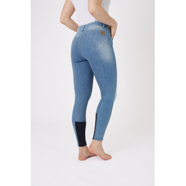 Culote integral de silicone cintura alta Kaia feminino Horze Azul