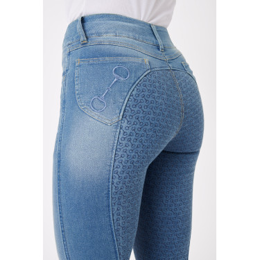 Culote integral de silicone cintura alta Kaia feminino Horze Culote integral de silicone cintura alta Kaia feminino Horze