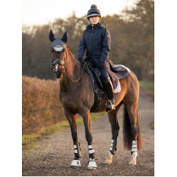 Casaco comprido de equitação leve LeMieux Amélie Azul-marinho Casaco comprido de equitação leve LeMieux Amélie Azul-marinho