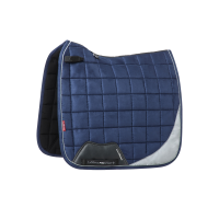 LeMieux Suede Dressage Square Reflective Azul-marinho