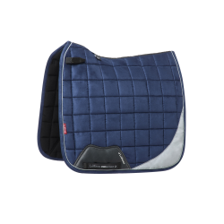 LeMieux Suede Dressage Square Reflective Azul-marinho