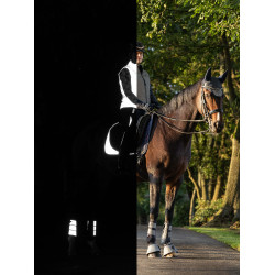 LeMieux Suede Dressage Square Reflective Azul-marinho LeMieux Suede Dressage Square Reflective Azul-marinho
