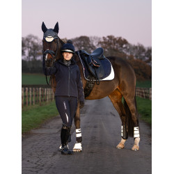 LeMieux Suede Dressage Square Reflective Azul-marinho LeMieux Suede Dressage Square Reflective Azul-marinho