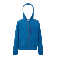 Sweat com capuz forrado de lã polar LeMieux Hollie Young Rider Azul atlântico Sweat com capuz forrado de lã polar LeMieux Hollie Young Rider Azul atlântico
