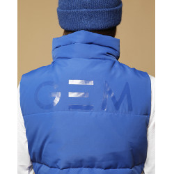 Colete acolchoado sem mangas GEM Stella Azul royal