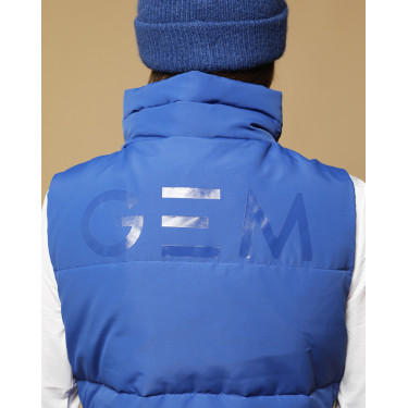 Colete acolchoado sem mangas GEM Stella Azul royal