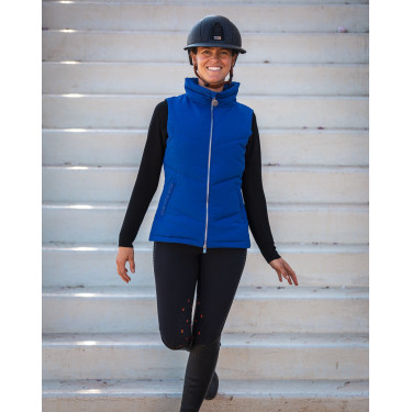 Colete acolchoado sem mangas GEM Stella Azul royal