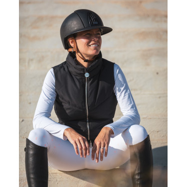 Colete acolchoado sem mangas GEM Stella Preto