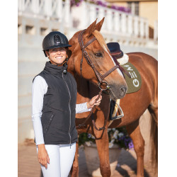 Colete acolchoado sem mangas GEM Stella Preto