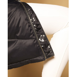 Casaco acolchoado longo GEM Tower Azul-marinho