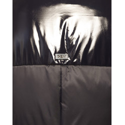 Casaco acolchoado longo GEM Tower Azul-marinho