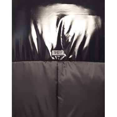 Casaco acolchoado longo GEM Tower Azul-marinho