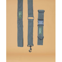 Conjunto de Coleira e Trela GEM Caqui Kaki Conjunto de Coleira e Trela GEM Caqui Kaki