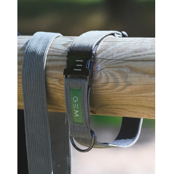 Conjunto de Coleira e Trela GEM Caqui Kaki