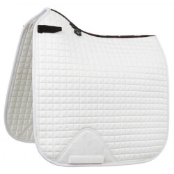 Tapete LeMieux Suede Dressage Square Branco
