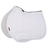 Tapete LeMieux Eurojump Camurça Branco / Prata / Branco