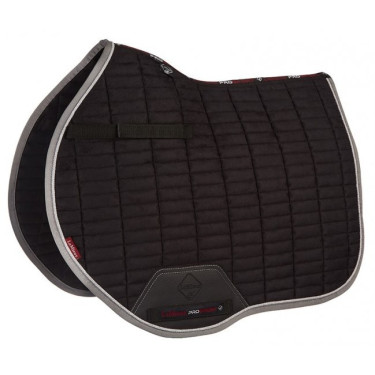 Tapete LeMieux Eurojump Camurça Preto / Prata / Cinza