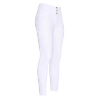 Calça de equitação HV Polo Elena FullGrip Branco Calça de equitação HV Polo Elena FullGrip Branco