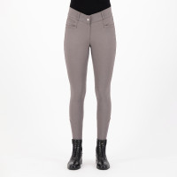Calça de equitação HV Polo Favourite Midwaist FullGrip Areia escura