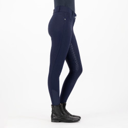 Calça de equitação HV Polo Favourite Midwaist FullGrip Azul-marinho Calça de equitação HV Polo Favourite Midwaist FullGrip Azul-marinho