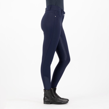 Calça de equitação HV Polo Favourite Midwaist FullGrip Azul-marinho Calça de equitação HV Polo Favourite Midwaist FullGrip Azul-marinho