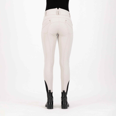Calça de equitação HV Polo Ellen Cintura Alta FullGrip Cinza Zinco Bege Calça de equitação HV Polo Ellen Cintura Alta FullGrip Cinza Zinco Bege