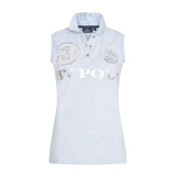 Polo sem mangas Favouritas HV Polo Nuvem mesclada Cinzento