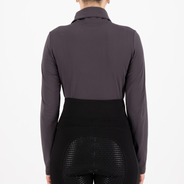 Top tech HV Polo Darlene Cinza Zinco Bege Top tech HV Polo Darlene Cinza Zinco Bege
