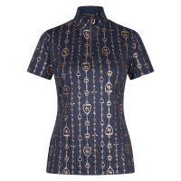 Top de mangas curtas HV Polo Jolie Azul-marinho