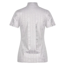 Top de mangas curtas HV Polo Jolie Cinza pérola Cinzento