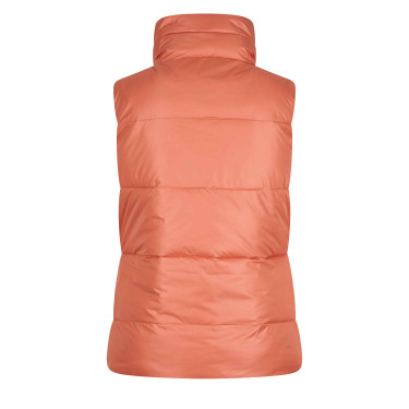 Colete acolchoado sem mangas HV Polo Claire reversível Gengibre Colete acolchoado sem mangas HV Polo Claire reversível Gengibre