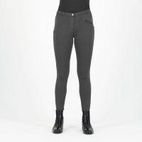 Calça de equitação Easy Rider Joy FullGrip Íman Cinzento