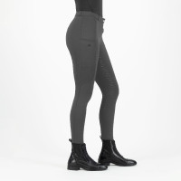 Calça de equitação Easy Rider Joy FullGrip Íman Cinzento