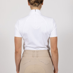 Polo de competição Euro-Star Rosalia Branco óptico