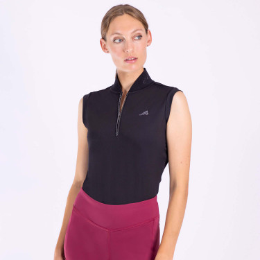 Top Euro-Star Ramona sem mangas Preto