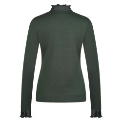 Top Imperial Riding Anna de manga comprida Floresta profunda Verde Top Imperial Riding Anna de manga comprida Floresta profunda Verde