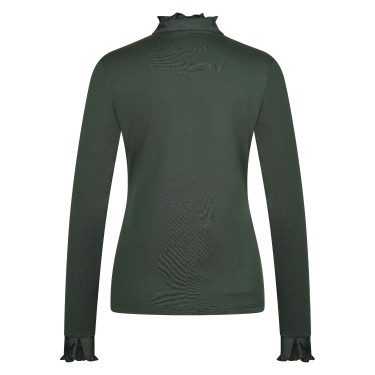 Top Imperial Riding Anna de manga comprida Floresta profunda Top Imperial Riding Anna de manga comprida Floresta profunda