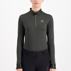 Top Imperial Riding Anna de manga comprida Floresta profunda Verde Top Imperial Riding Anna de manga comprida Floresta profunda Verde