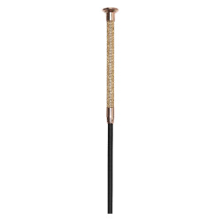Chicote de adestramento Imperial Riding Stones Ouro rosa