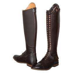 Botas de equitação Imperial Riding Olania Dressage Marrom / croco marrom Castanho
