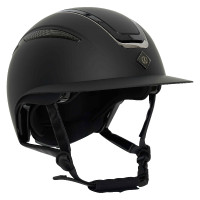 Capacete Imperial Riding Olania Deluxe viseira grande Preto