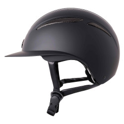 Capacete Imperial Riding Olania Deluxe viseira grande Preto