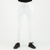 Calça de equitação Euro-Star Gabriel Competition Grip Connect Full Branco