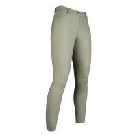 Calça Sunshine com reforços de silicone HKM Cinza verde Calça Sunshine com reforços de silicone HKM Cinza verde